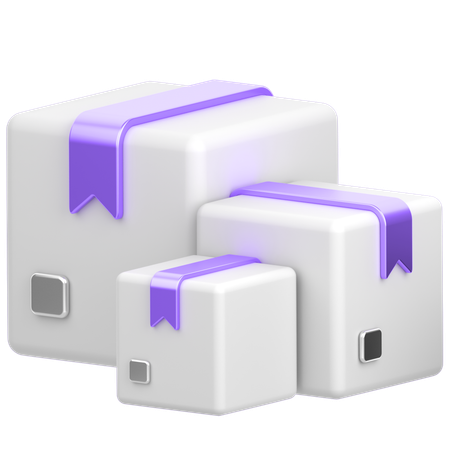 Boxes  3D Icon