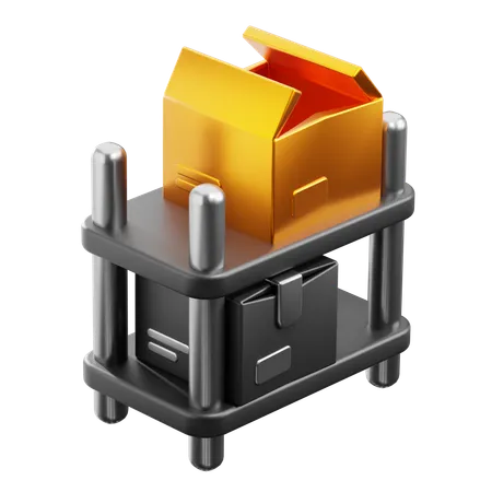 Boxes  3D Icon