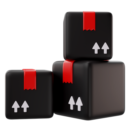 Boxes  3D Icon