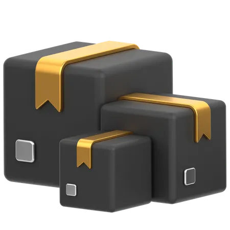 Boxes  3D Icon