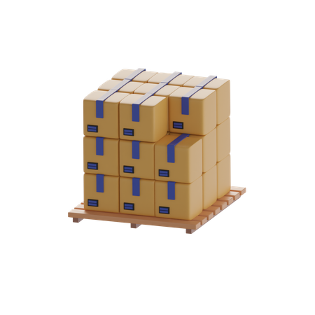 Boxes  3D Icon