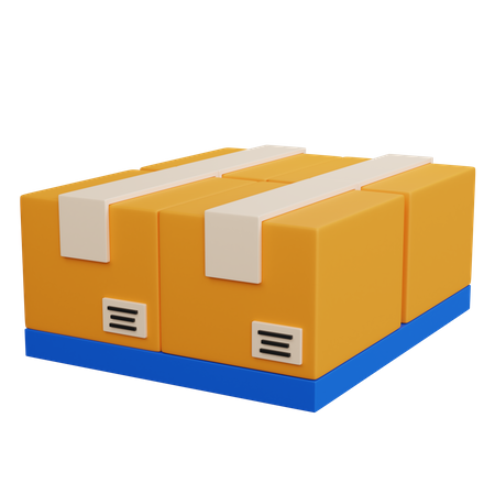 Boxes  3D Icon