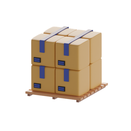 Boxes  3D Icon