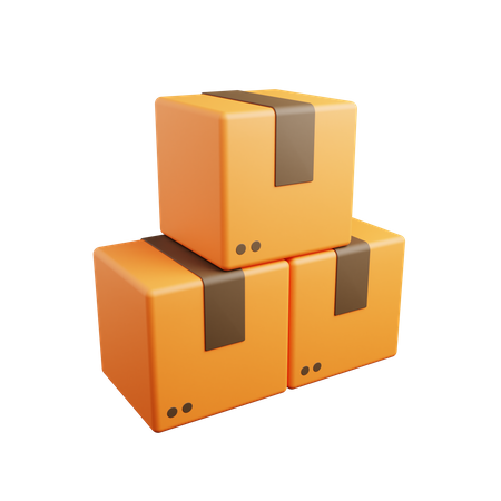 Boxes 3D Icon