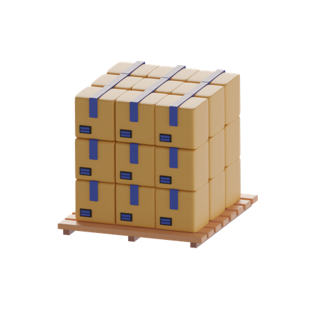 Boxes  3D Icon