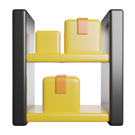 Boxes Stack  3D Icon