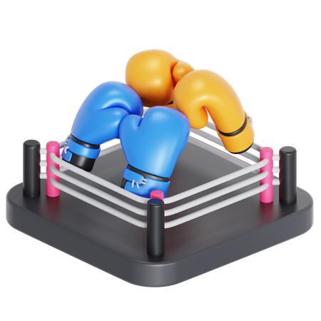 Boxing battle  3D Icon