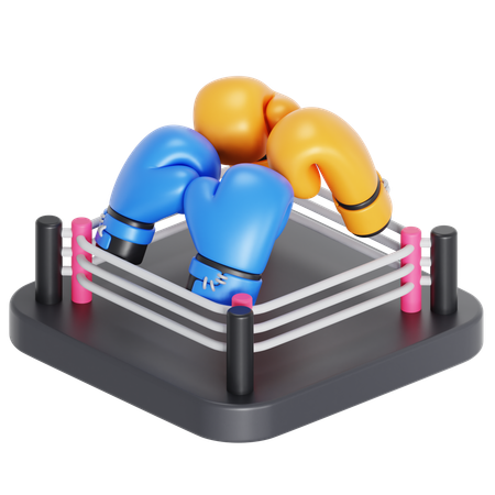 Boxing battle  3D Icon