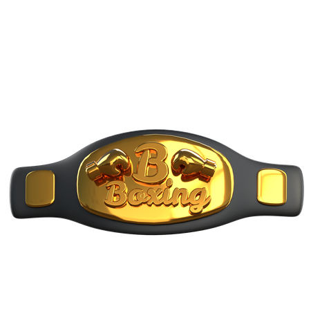 Boxing Belt  3D Icon