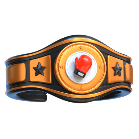 Boxing Belt  3D Icon