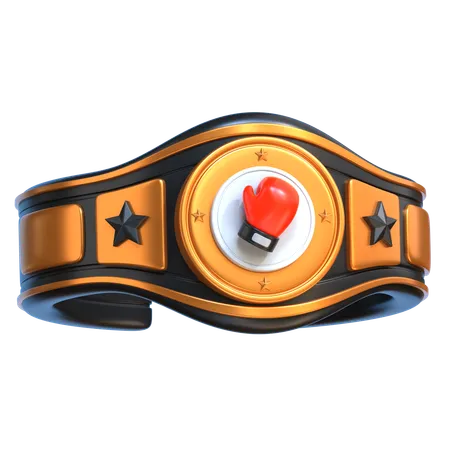 Boxing Belt  3D Icon