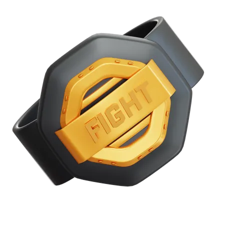 Boxing Belt  3D Icon