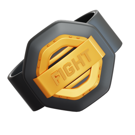 Boxing Belt  3D Icon