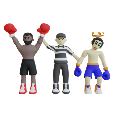 Boxing Championship Winner  3D Icon