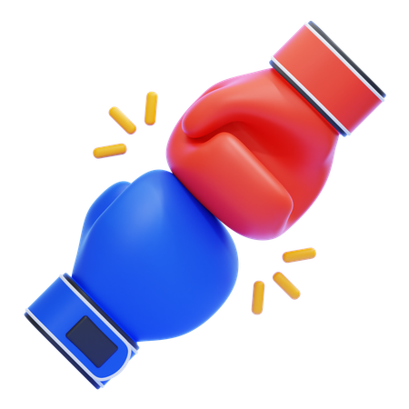 ボクシング試合  3D Icon