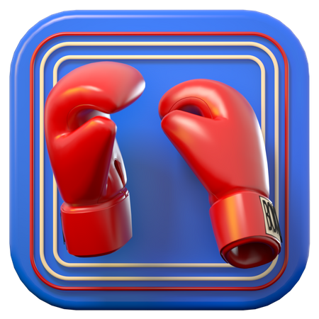 Boxing Glove 3D Illustration