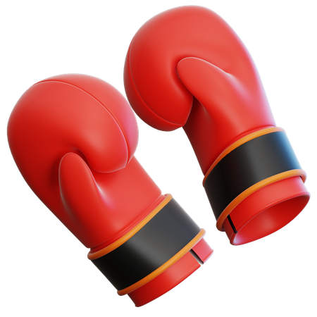 Boxing Gloves  3D Icon