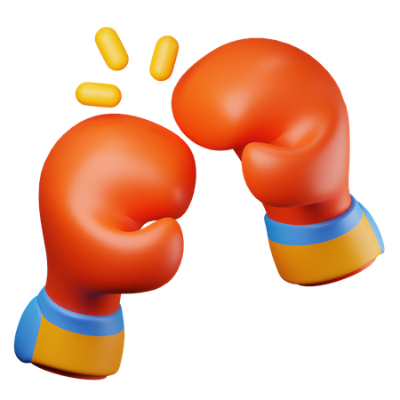 Boxing Gloves  3D Icon