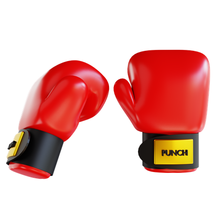 Boxing Gloves  3D Icon