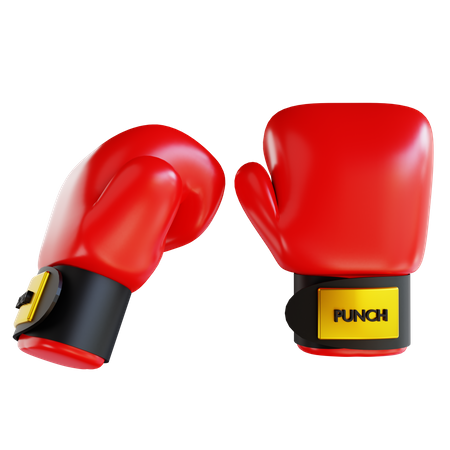 Boxing Gloves  3D Icon