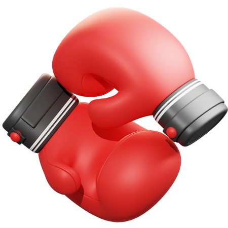 Boxing Gloves  3D Illustration