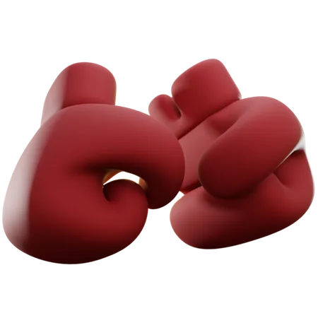 Boxing Gloves  3D Illustration