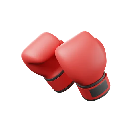 Boxing Gloves  3D Illustration