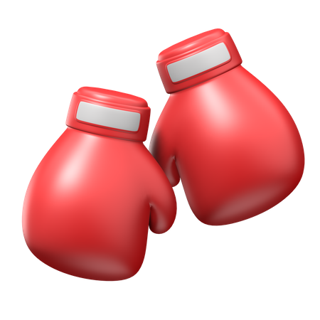 Boxing gloves 3D Illustration