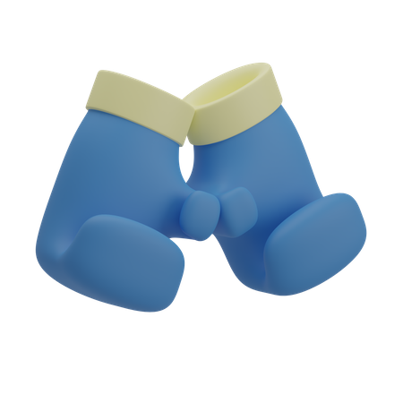 Boxing Gloves 3D Icon