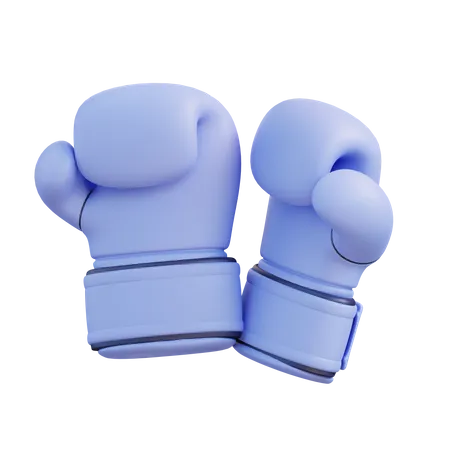 3 D Illustration Of Boxing Gloves 3D Icon
