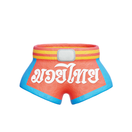 Boxing Pants  3D Icon