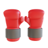boxing punch 3d illustration