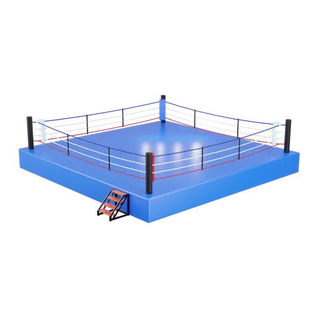 Boxing Ring  3D Illustration