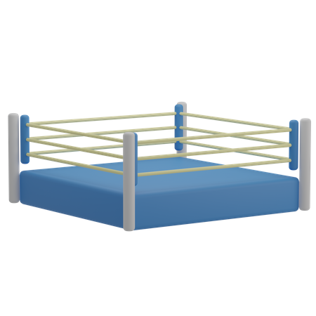 Boxing Ring 3D Illustration