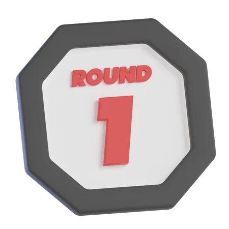 Boxing Round Board  3D Icon