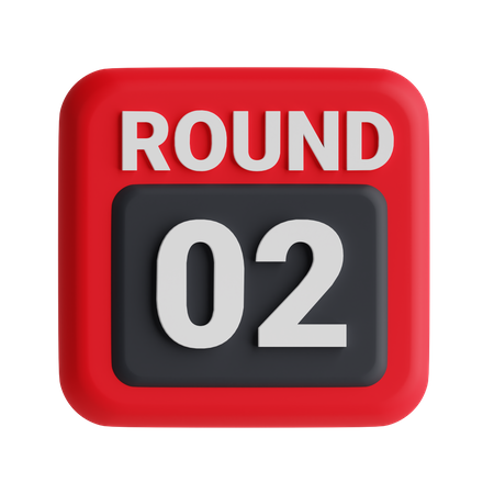 Boxing Round Board  3D Icon