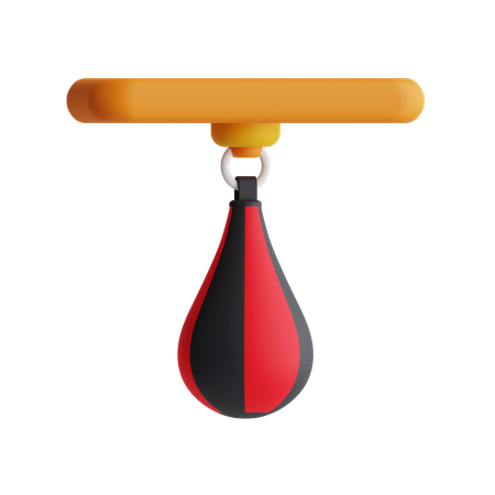 Boxing Speed Bag 3D Icon