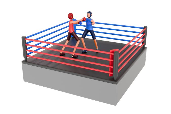 Boxing Sport  3D Icon