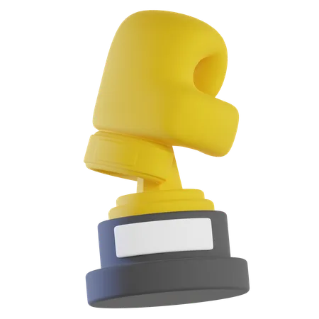 Boxing Trophy  3D Icon