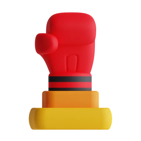 Boxing Trophy  3D Icon