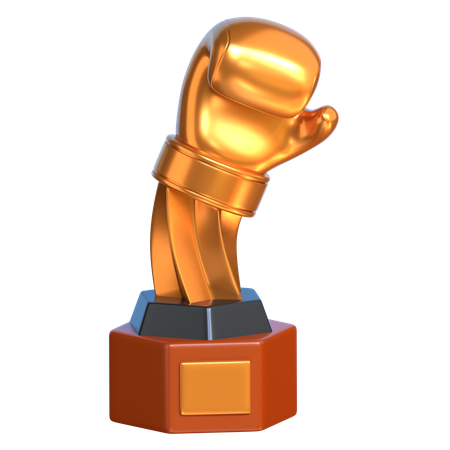 Boxing Trophy  3D Icon