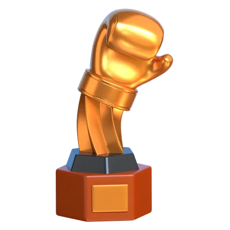 Boxing Trophy  3D Icon