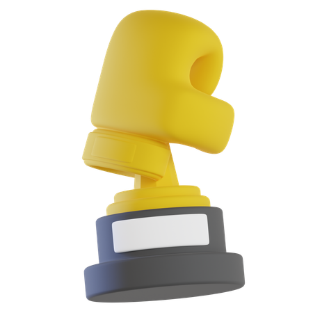 Boxing Trophy  3D Icon