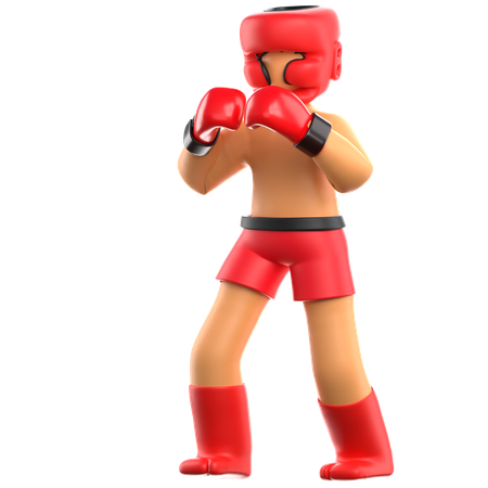 Boxspieler  3D Icon