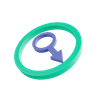 sex symbol 3d logo