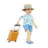 holding baggage 3d images