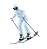 Boy Doing Ice Skiing