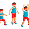 3d for workout man