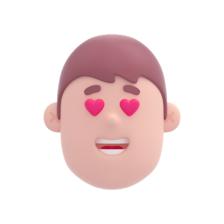 Boy In Love  3D Emoji