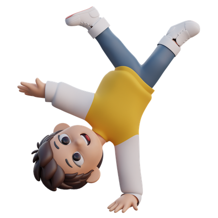 Boy is dancing  3D Icon